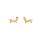 Beginnings Sterling Silver Gold Earrings E6832