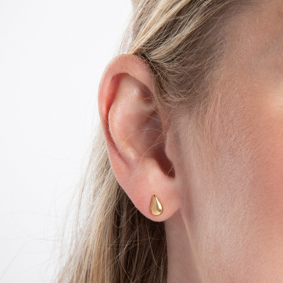Beginnings Sterling Silver Gold Earrings E6833