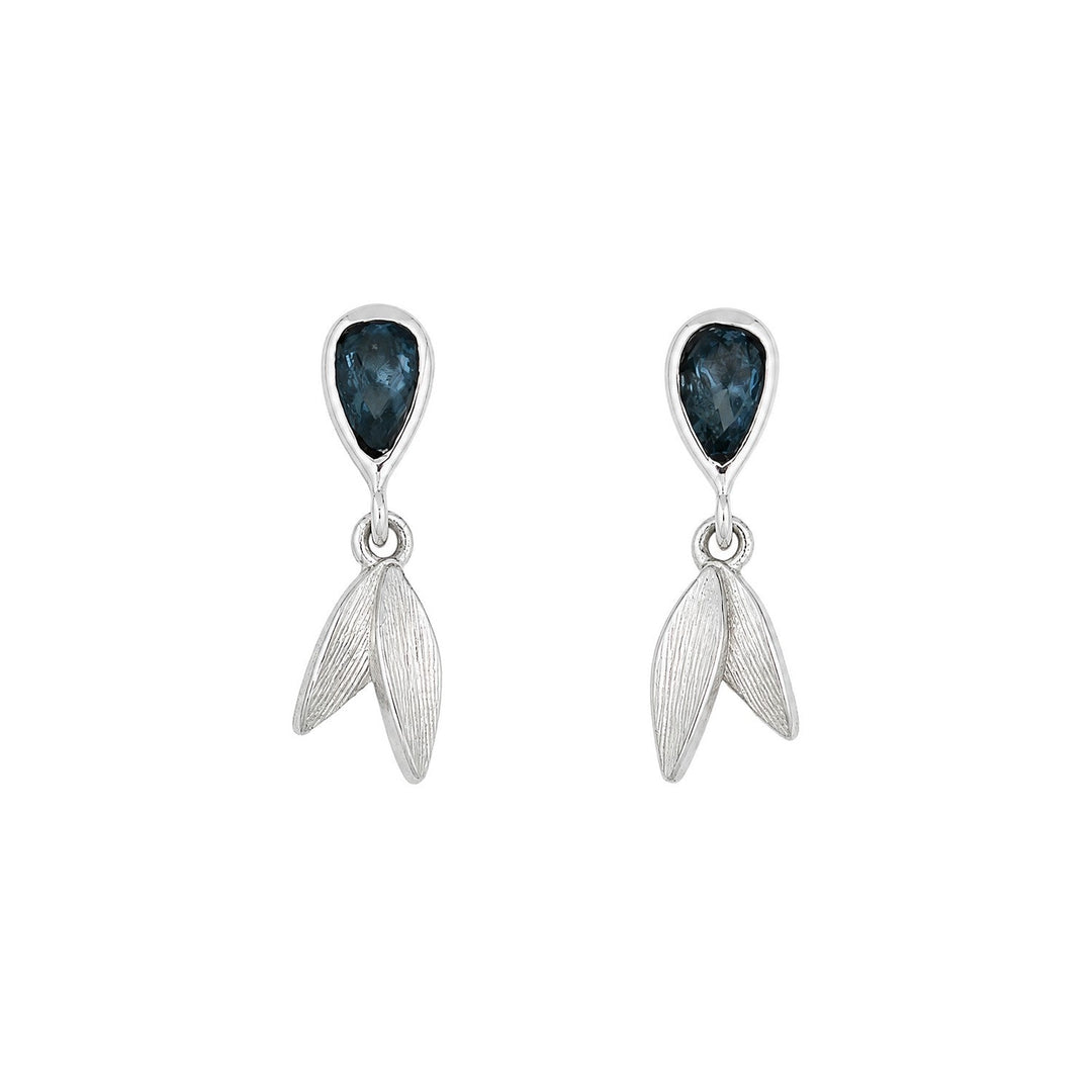 Laura Ashley Asha Leaf Teardrop Earrings E6838