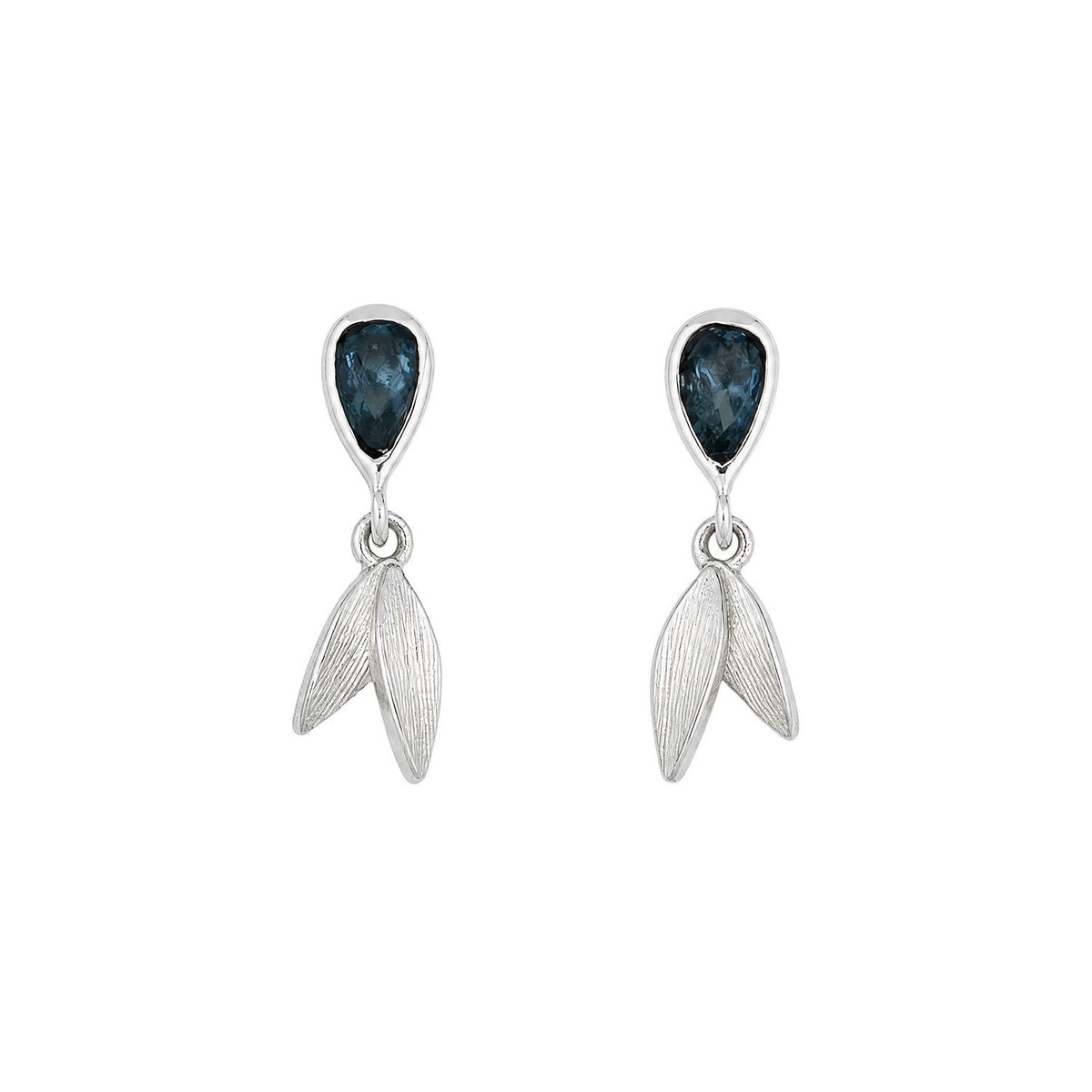 Laura Ashley Asha Leaf Teardrop Earrings E6838
