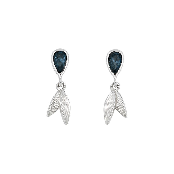 Laura Ashley Asha Leaf Teardrop Earrings E6838