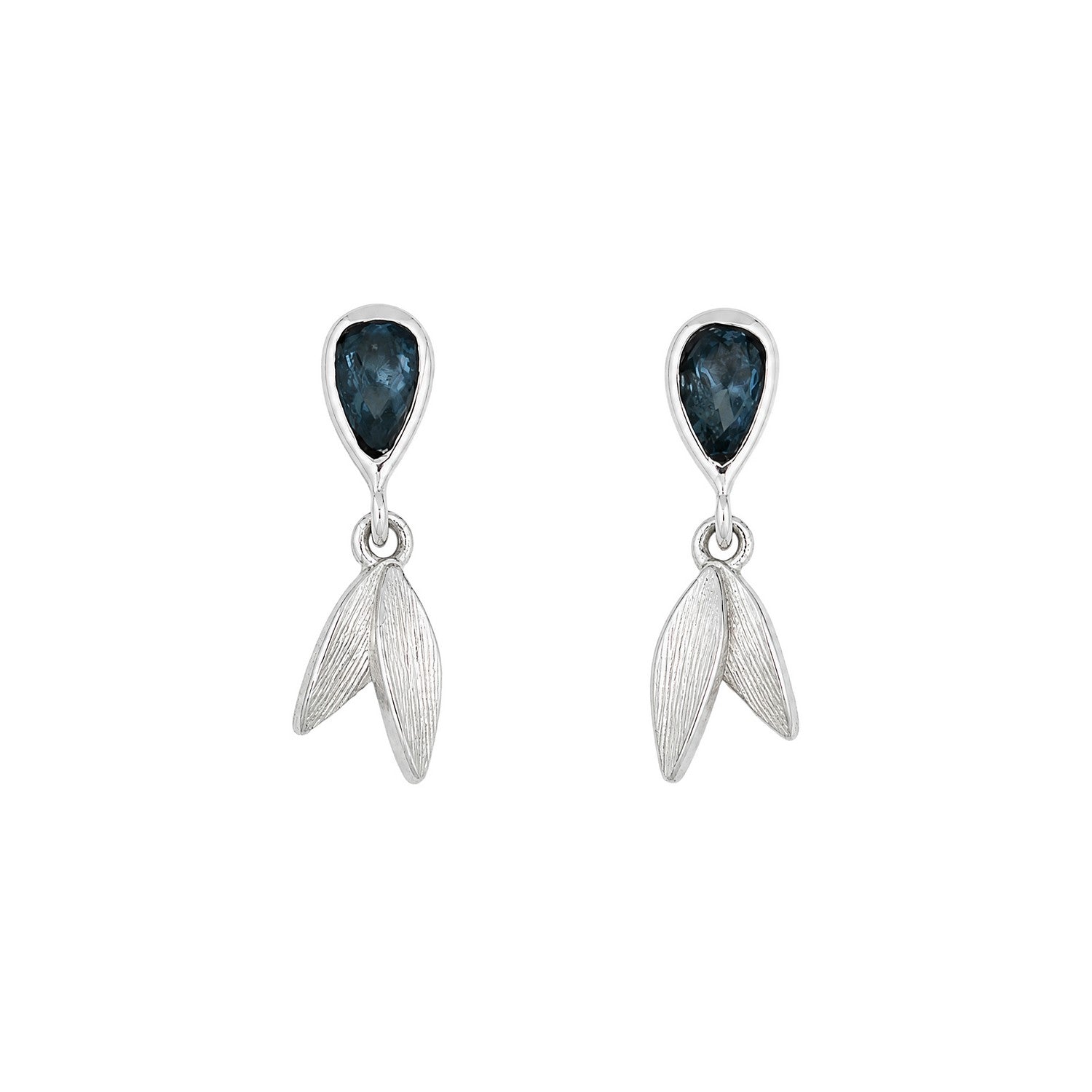 Laura Ashley Asha Leaf Teardrop Earrings E6838