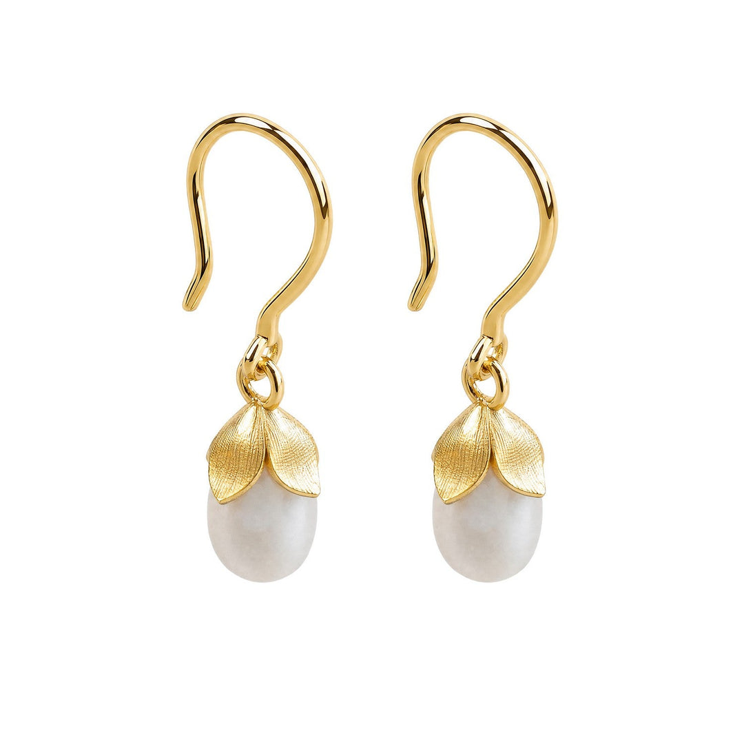 Laura Ashley Lindrop Flower Bud Hook Earrings E6839