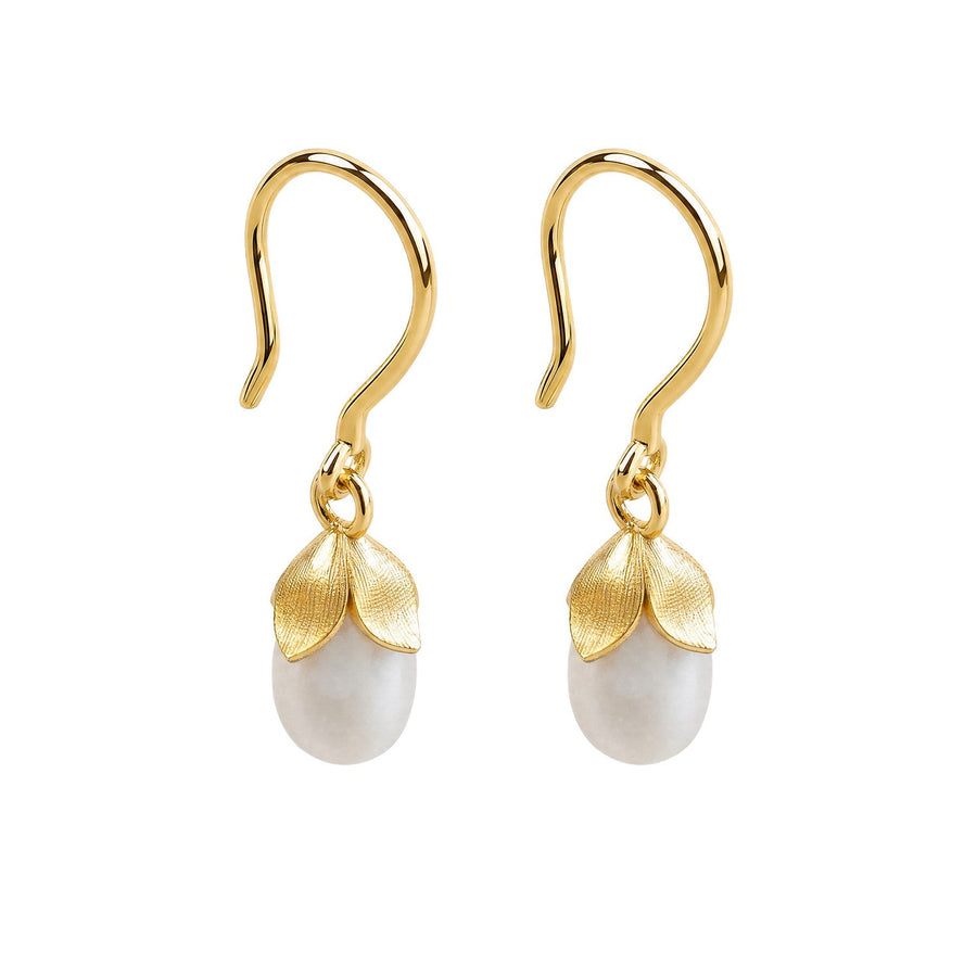 Laura Ashley Lindrop Flower Bud Hook Earrings E6839