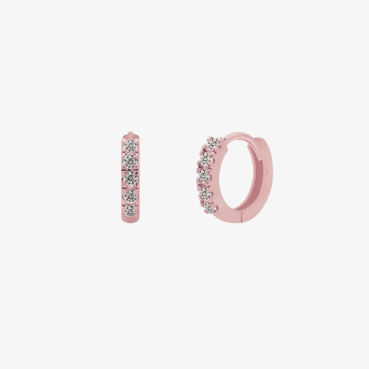 Crystal Huggie Earring-5
