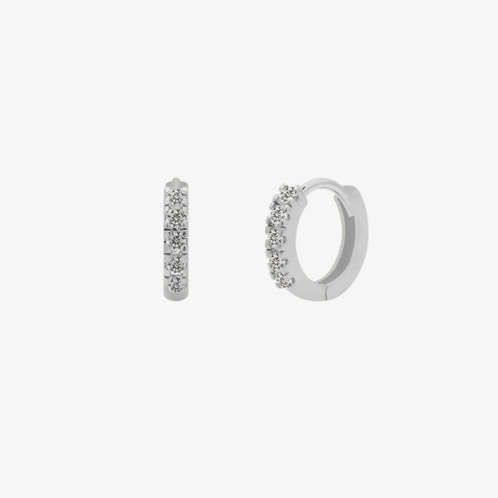 Crystal Huggie Earring-4