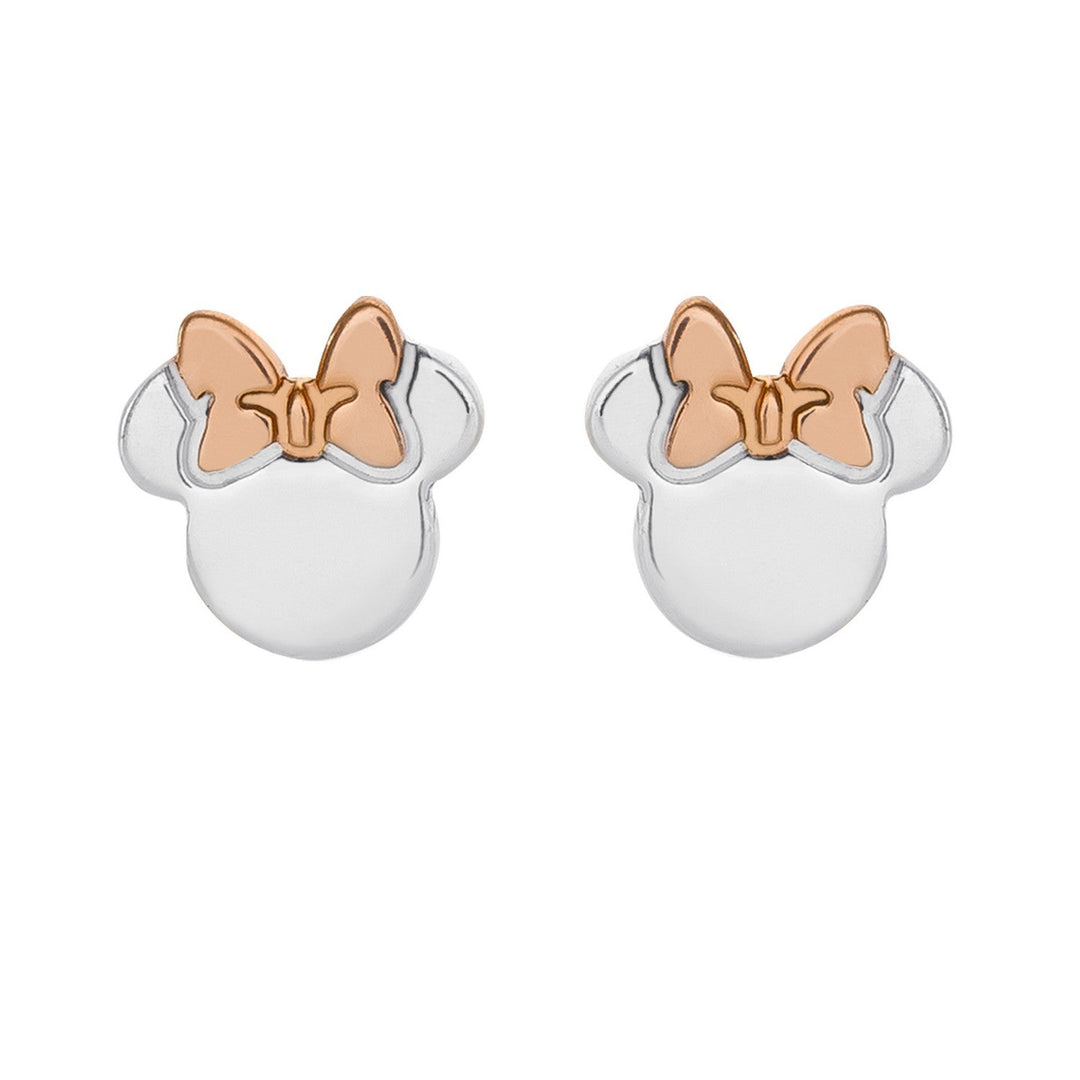 Disney Mickey & Minnie Sterling Silver 925 Tt Plt Mouse Stud Earrings E905119TL.PH