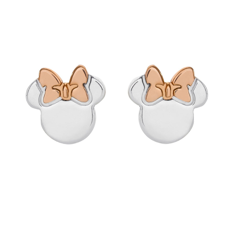 Disney Mickey & Minnie Sterling Silver Mouse Stud Earrings E905119TL PH