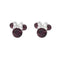 Disney Mickey & Minnie Sterling Silver 925 Mouse February Birthstone Crystal Stud Earrings E905162RFEBL.PH