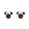 Disney Mickey & Minnie Sterling Silver 925 Mouse January Birthstone Crystal Stud Earrings E905162RJANL.PH