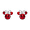 Disney Mickey & Minnie Sterling Silver 925 Mouse July Birthstone Crystal Stud Red Earrings E905162RJUYL.PH
