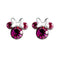 Disney Mickey & Minnie Sterling Silver 925 Mouse October Birthstone Crystal Stud Pink Earrings E905162ROCTL.PH