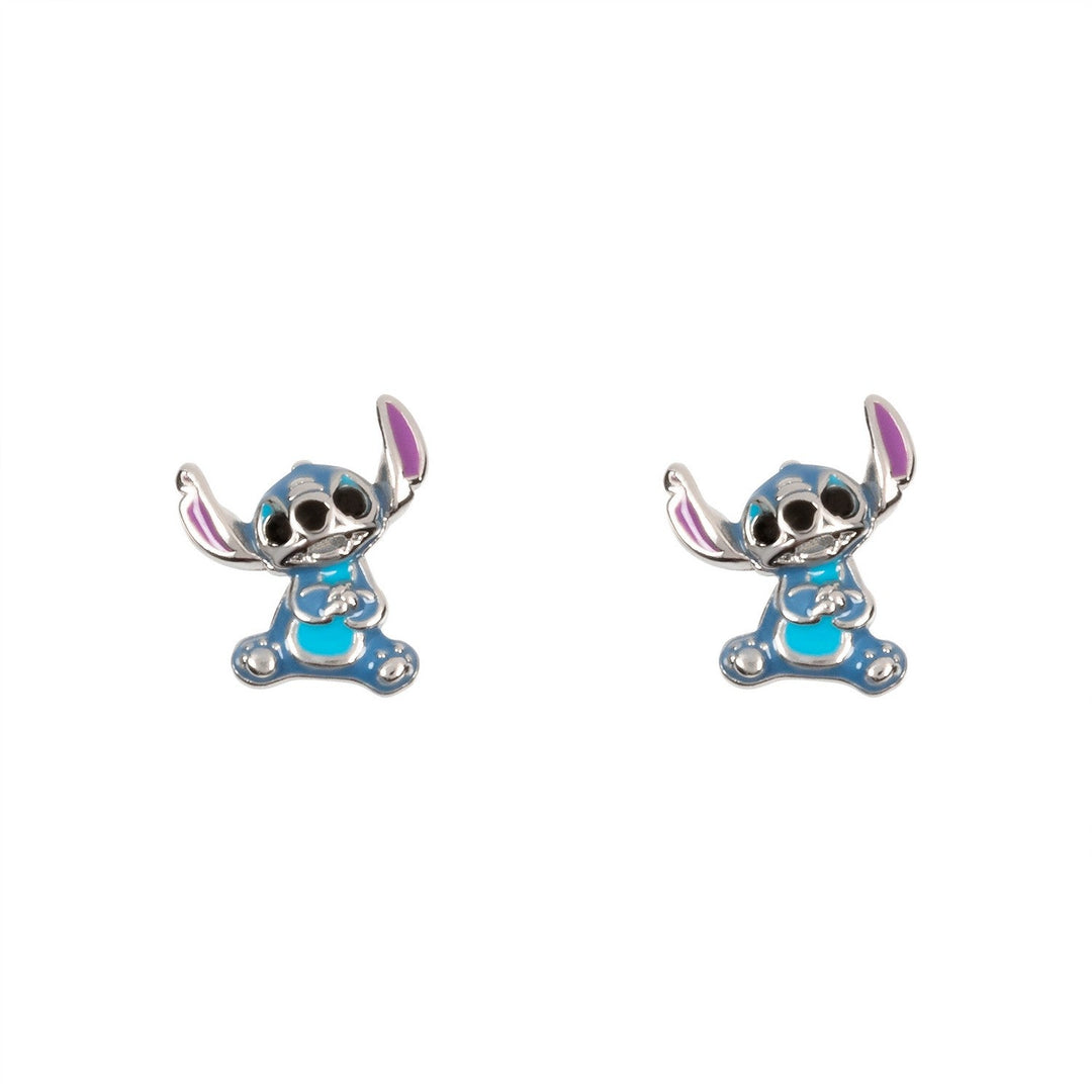 Disney Sterling Silver 925 Enamel Stitch Stud Earrings E906250RRHL.PH