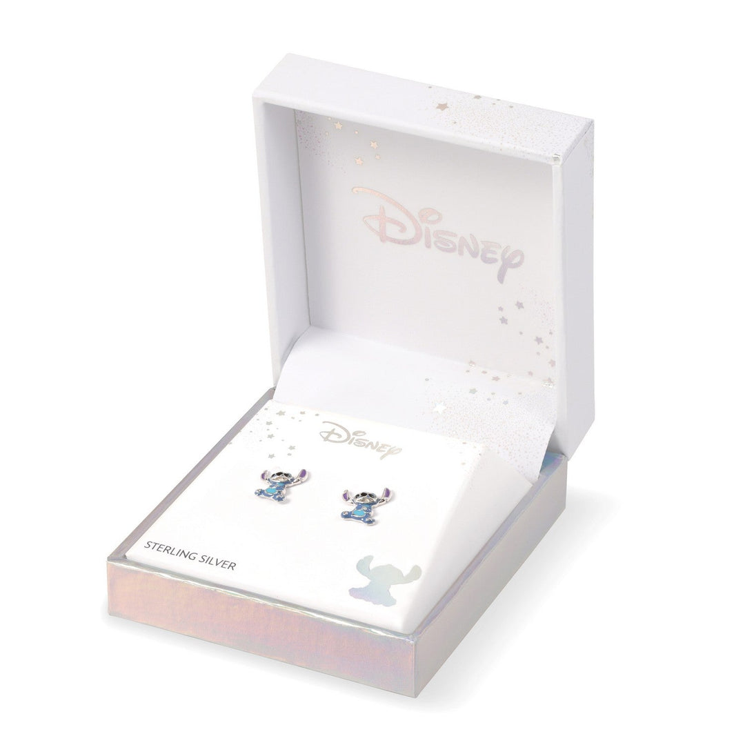 Disney Sterling Silver 925 Enamel Stitch Stud Earrings E906250RRHL.PH