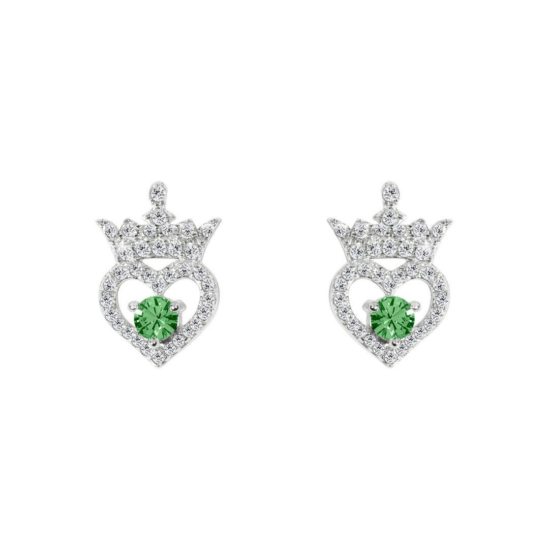 Disney Princess Sterling Silver Birthstone Crown – August Earrings E906315RAUGL.PH
