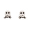 Collectable Sterling Silver 925 Nightmare Before Christmas Jack Stamp Stud Earrings E906679SL.PH