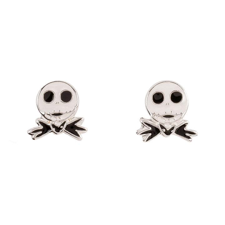 Collectable Sterling Silver 925 Nightmare Before Christmas Jack Stamp Stud Earrings E906679SL.PH