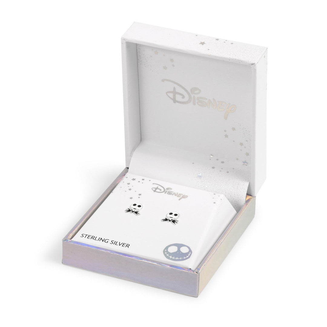 Collectable Sterling Silver 925 Nightmare Before Christmas Jack Stamp Stud Earrings E906679SL.PH