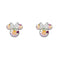 Disney Mickey & Minnie Sterling Silver 925 Mouse With Bow Stone Set Earrings E906770SRCL.PH
