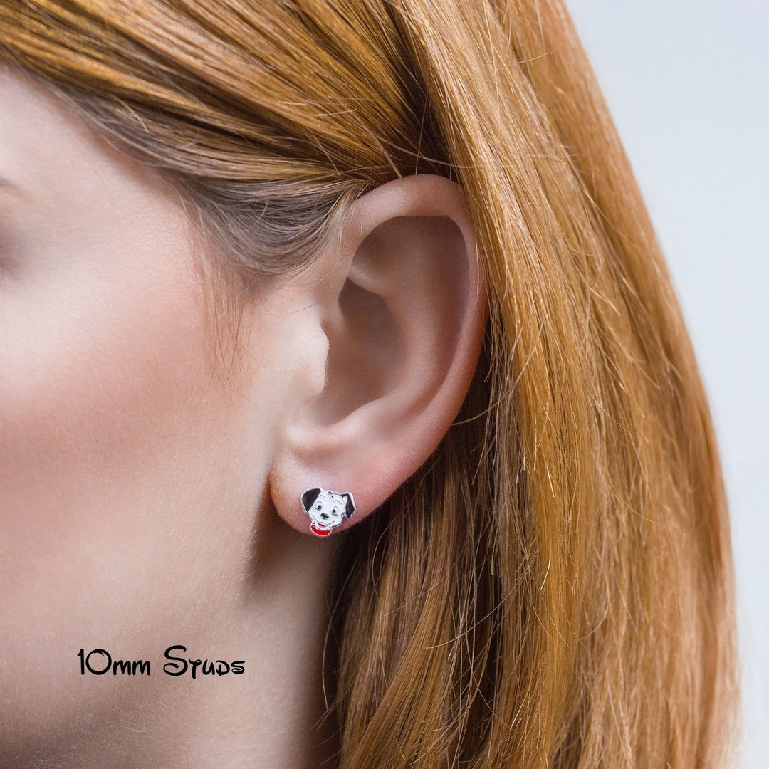 Disney Sterling Silver 925 101 Dalmatians Enamel Earrings E908017SL.PH