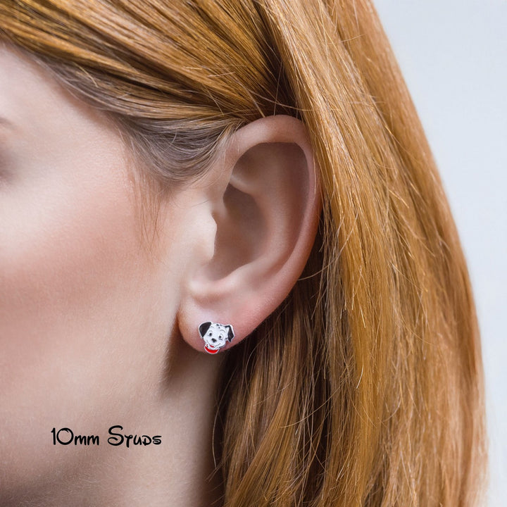 Silver Disney 101 Dalmatians Enamel Earrings E908017SL.PH