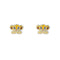 Disney Sterling Silver 925 The Lion King Simba Enamel Stamp Stud Yellow Earrings E908019SL.PH