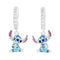 Disney Sterling Silver 925 Sitting Stitch Charm Hoop Earrings E908135SZML.PH