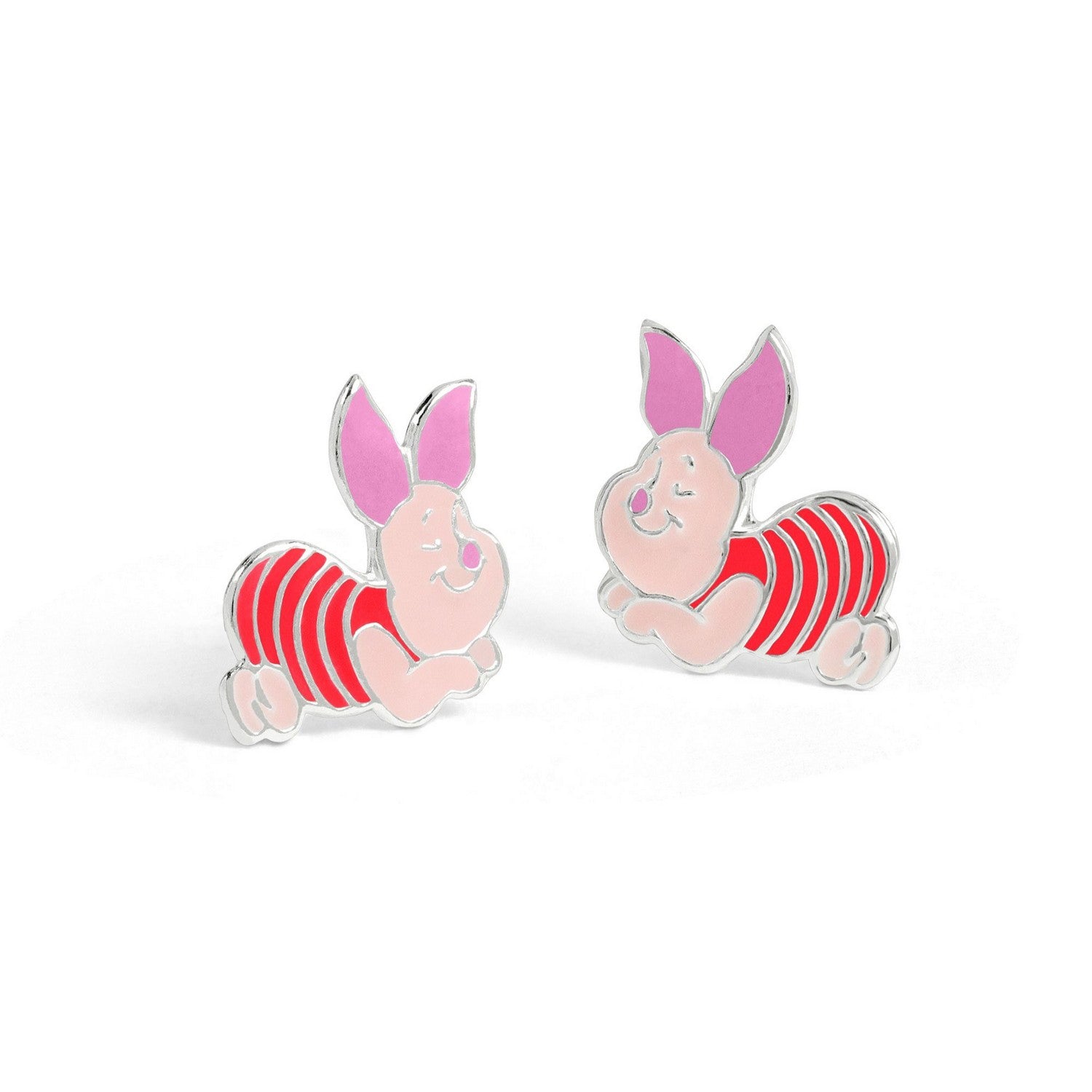 Disney Winnie The Pooh Piglet Sterling Silver Red Earrings E913040SL.PH