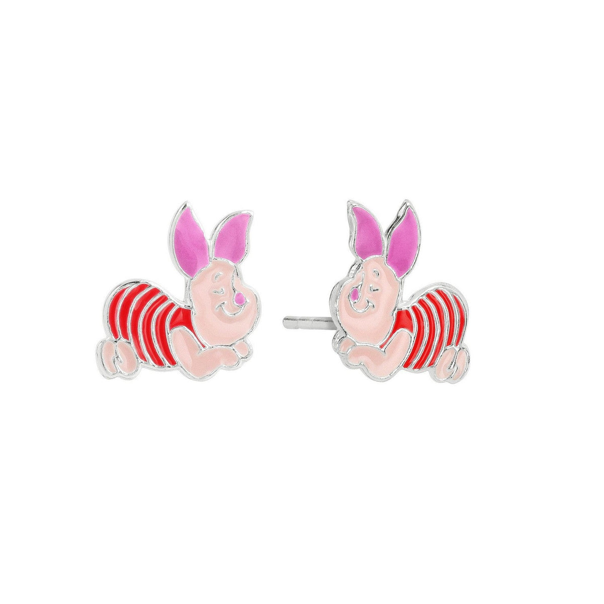 Disney Winnie The Pooh Piglet Sterling Silver Red Earrings E913040SL.PH