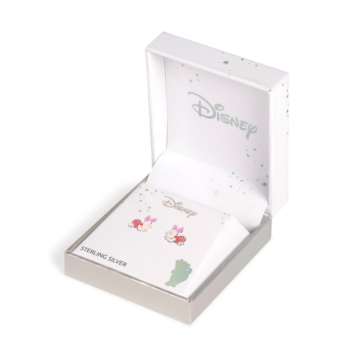 Disney Winnie The Pooh Piglet Sterling Silver Red Earrings E913040SL.PH