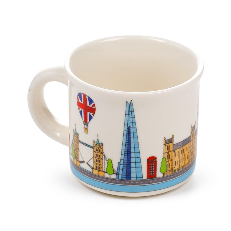 London Icons London Skyline Set of 2 Porcelain Espresso Cups ECPS13