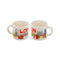 London Souvenir London Landmarks Set of 2 Porcelain Espresso Cups ECPS15