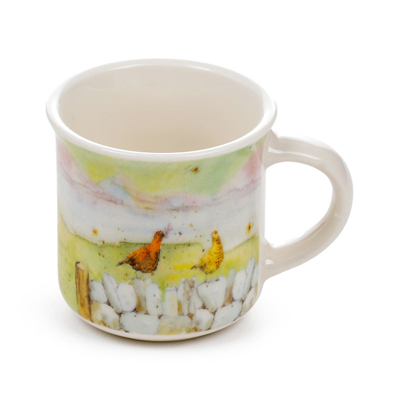 Jan Pashley Highland Coo Cow Set of 2 Porcelain Espresso Cups 75ml ECPS16