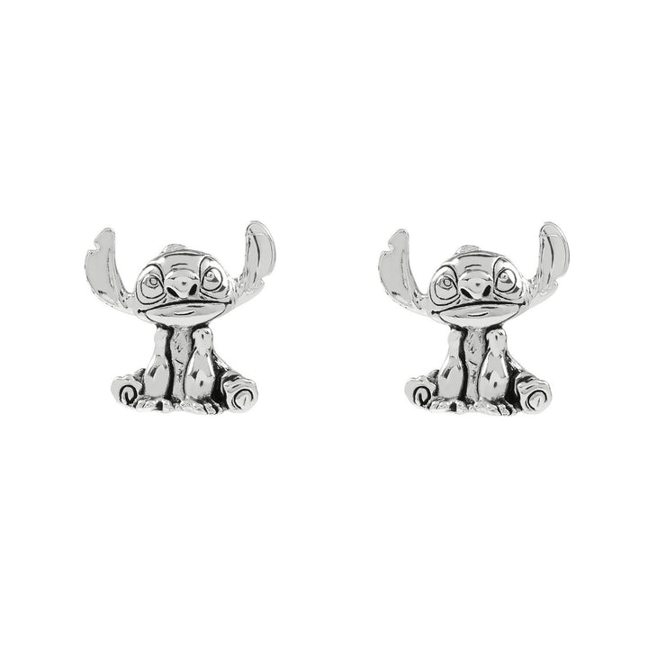 Stitch Silver Plated Stitch Stud Earrings EF00875SL.PH