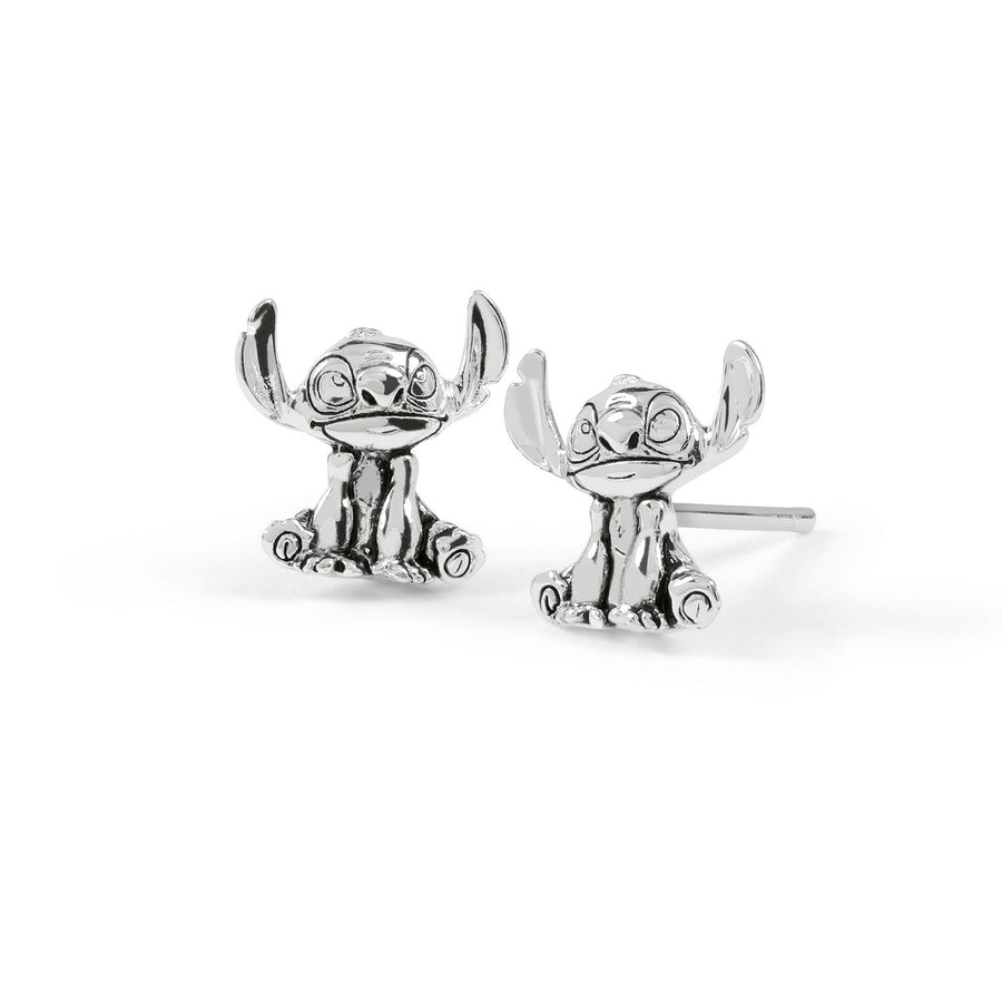 Stitch Silver Plated Stitch Stud Earrings EF00875SL.PH