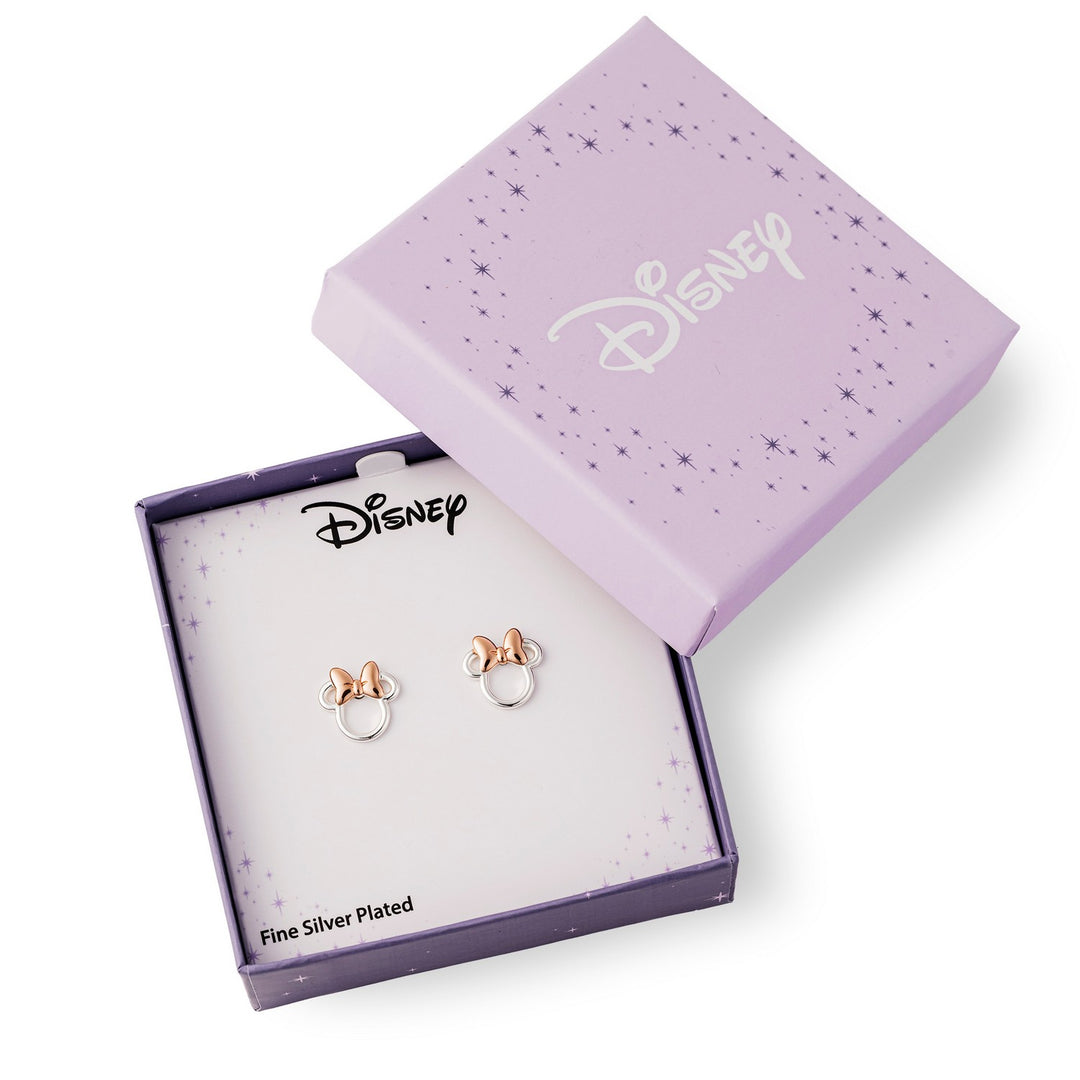 Brass Cut-Out Minnie Stud Earring EF01061TPL.PA