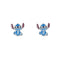 Disney Brass Slv Plt Stitch Stud Earrings EF01071SRWL.PA