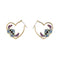 Disney Stitch Love Heart Huggie Earrings EF01402YL.PA