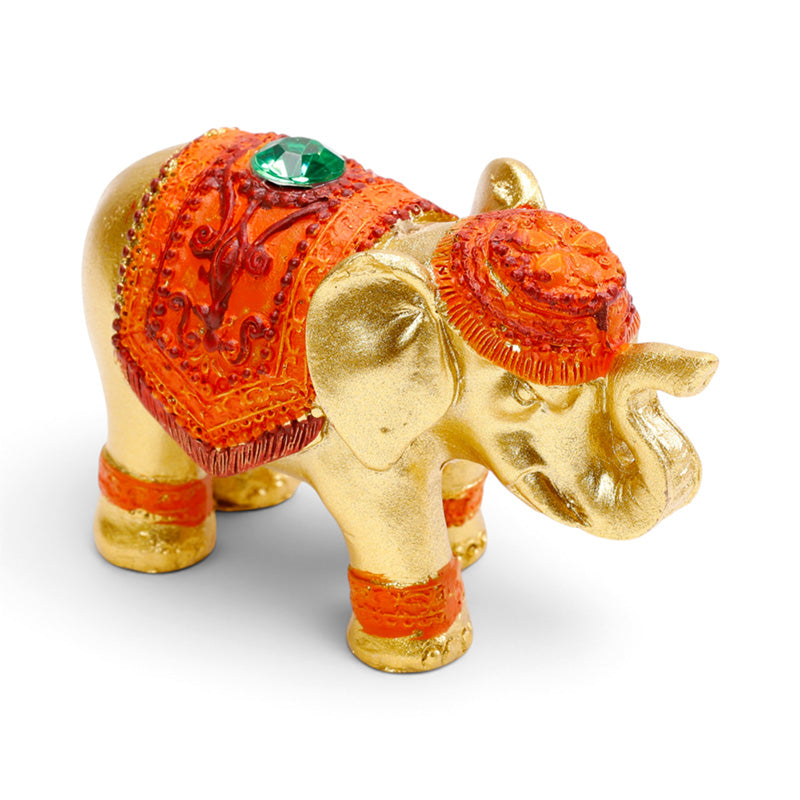 Metallic Glitter Lucky Elephant Incense Stick Holder ELE08