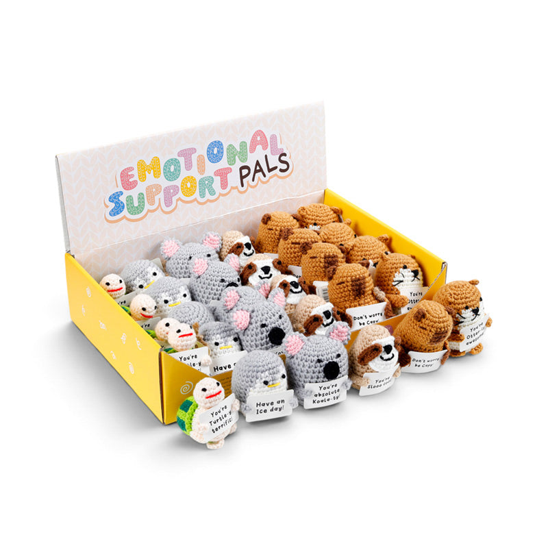 Positive Emotional Support Crochet Animals Mix 1 EMO01