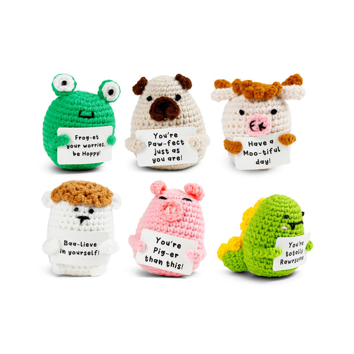 Positive Emotional Support Crochet Animals Mix 2 EMO02
