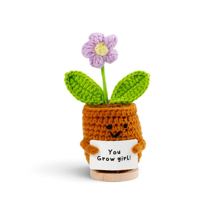 Positive Emotional Support Crochet Flowers EMO03