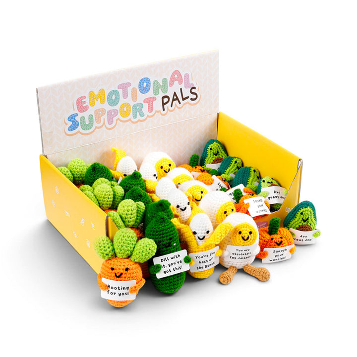 Positive Emotional Support Crochet Food EMO04