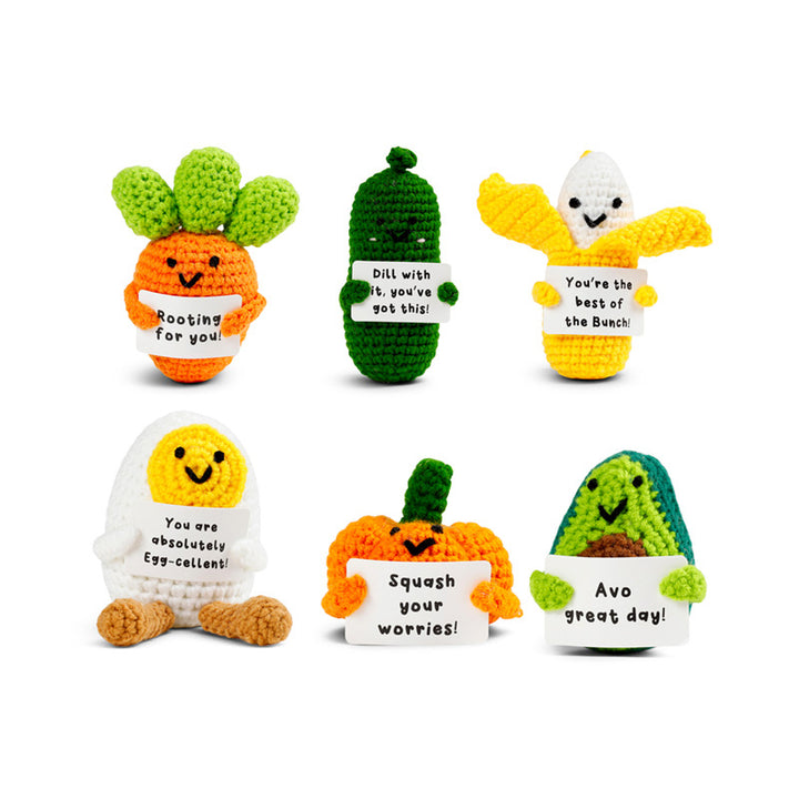 Positive Emotional Support Crochet Food EMO04