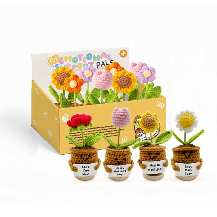 Mother's Day Positive Emotional Support Crochet Flower EMO09