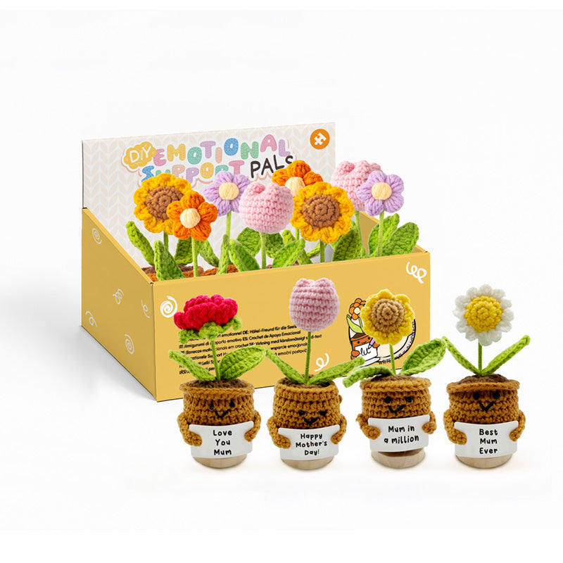 Mother's Day Positive Emotional Support Crochet Flower EMO09