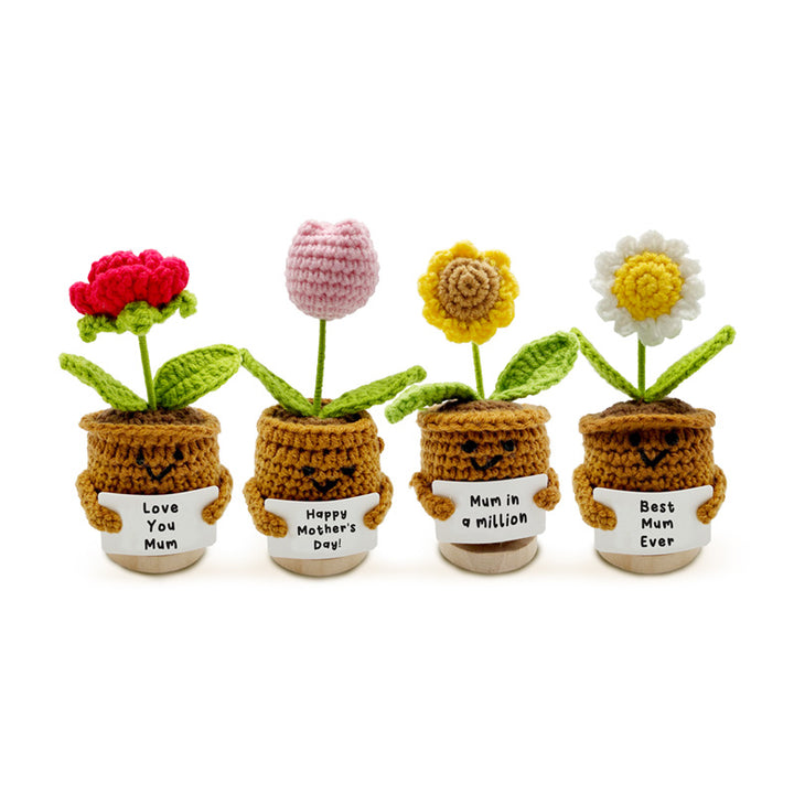 Mother's Day Positive Emotional Support Crochet Flower EMO09