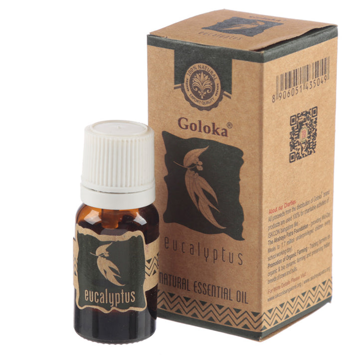 Goloka Eucalyptus Natural Essential Oil 10ml EOG03