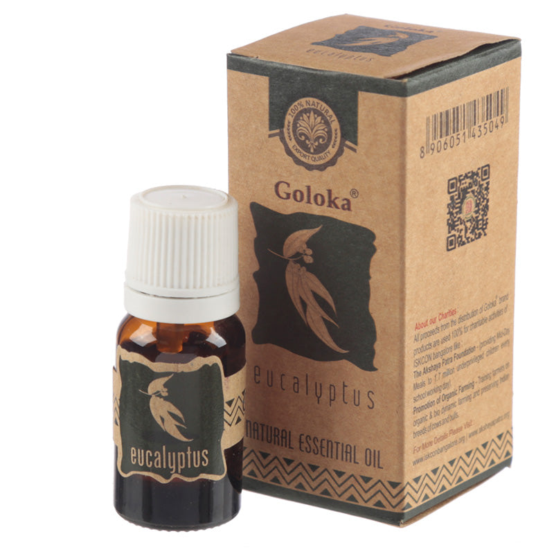 Goloka Eucalyptus Natural Essential Oil 10ml EOG03