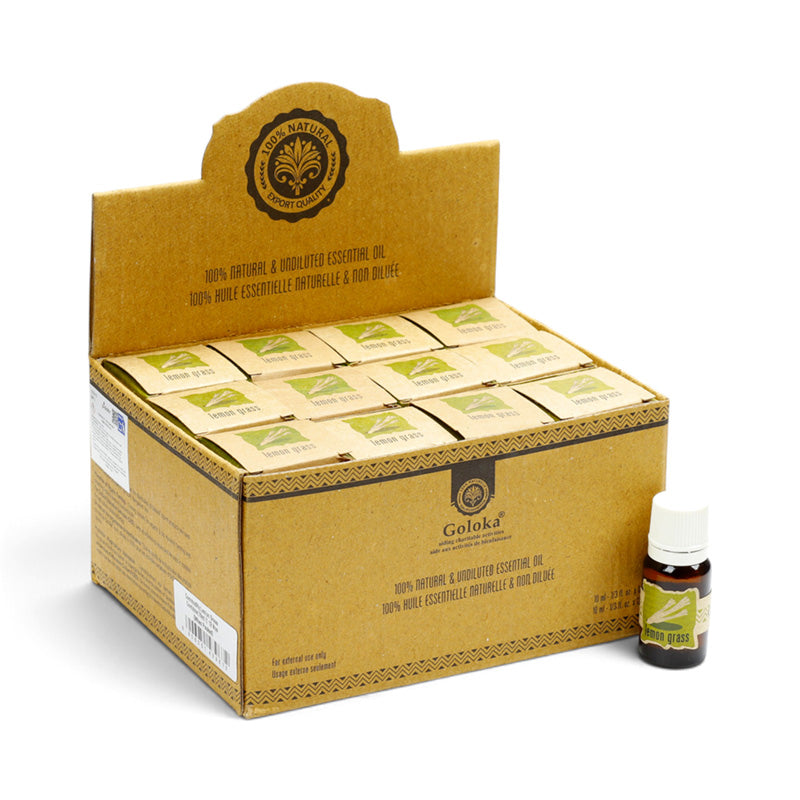 Goloka Lemon Grass Natural Essential Oil 10ml EOG15